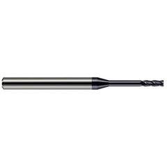 Square End Mill: 0.0300" Dia, 0.0900" LOC, 4 Flute, Solid Carbide