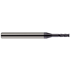 Square End Mill: 1.00 mm Dia, 4 Flute, Solid Carbide