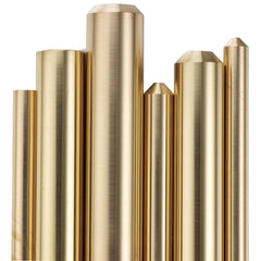 Brass Round Rod: 5/8" Dia, 36" Long, Alloy 360