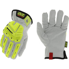 Cut, Puncture & Abrasion-Resistant Gloves: Max Cut M-Pact MCLMP-X00, Size Small, ANSI Cut A9, ANSI Puncture 4, Leather Lined, Leather