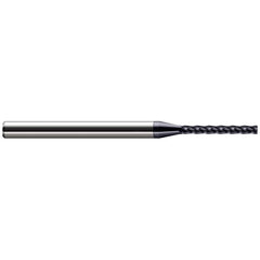 Corner Radius End Mill: 5/32" Dia, 1-1/4" LOC, 0.0300" Radius, 4 Flute, Solid Carbide