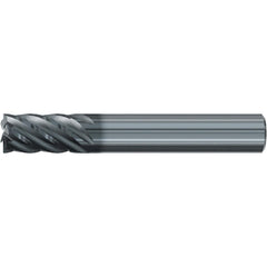 Roughing & Finishing End Mills; Mill Diameter (Fractional Inch): 5/16; Flute Type: Spiral; Number Of Flutes: 6; End Mill Material: Solid Carbide; Length of Cut (Inch): 9/16; Coating/Finish: AlCr