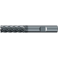 Roughing & Finishing End Mills; Mill Diameter (Fractional Inch): 5/8; Flute Type: Spiral; Number Of Flutes: 6; End Mill Material: Solid Carbide; Length of Cut (Inch): 2-1/4; Coating/Finish: AlCr