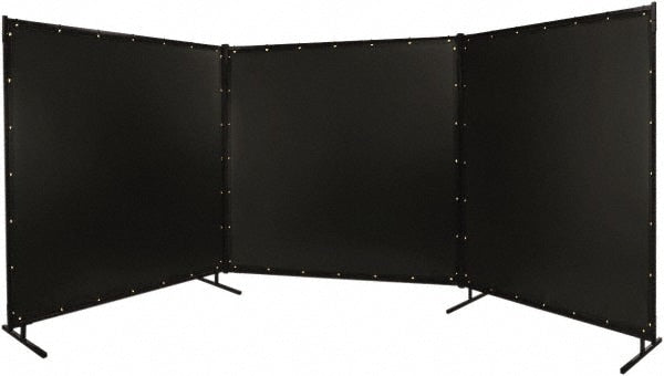 4' Wide x 6' High, 14mm Thickness, Transparent Vinyl Portable Welding Screen