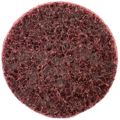 Hook & Loop Disc: 10" Dia, Non-Woven, Aluminum Oxide