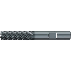 Roughing & Finishing End Mills; Mill Diameter (Fractional Inch): 1; Flute Type: Spiral; Number Of Flutes: 7; End Mill Material: Solid Carbide; Length of Cut (Inch): 3; Coating/Finish: AlCr