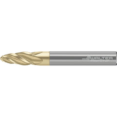 Barrel Cutter End Mills; End Type: Circle Segment Oval Form; Material: Solid Carbide; Taper Angle Per Side: 9.24; Small End Diameter (mm): 6.00; Shank Diameter (mm): 16.0000; Length of Cut (mm): 33.7400; Helix Angle: 30.00