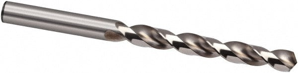 Jobber Drill: 3/8" Dia, 130 deg Point, High Speed Steel