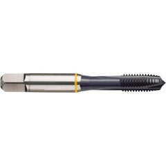 Spiral Point Tap: M14x1.5 Metric Fine, 4 Flutes, Plug Chamfer, 6H Class of Fit, HSS-E Cobalt, Ignator Coated