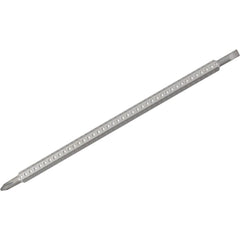 Slotted Screwdriver Bits; Blade Width (mm): 4 mm; Blade Thickness: 0.8 in; Drive Size (Inch): 0.25 in; Material: Steel; Blade Thickness (Decimal Inch): 0.8 in; Overall Length (Inch): 8.70