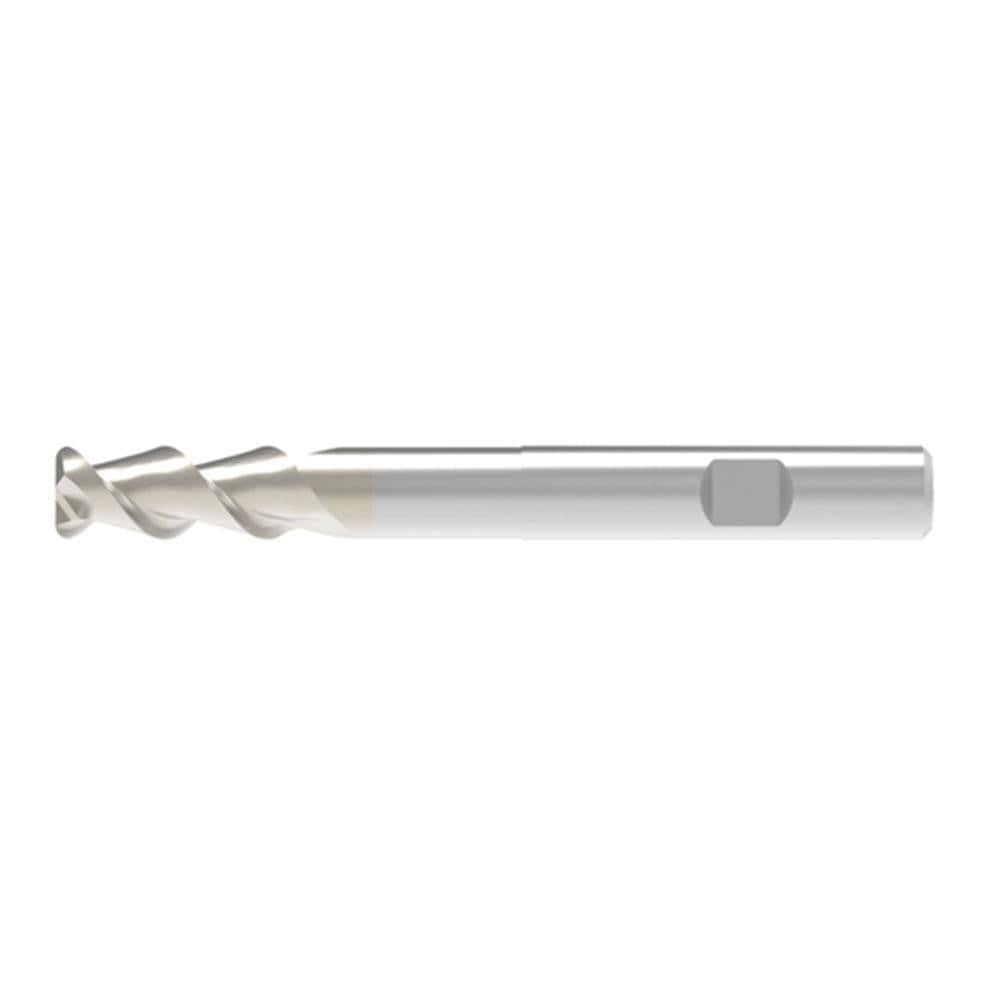 Corner Radius End Mill: 6.00 mm Dia, 16.00 mm LOC, 0.30 mm Radius, 2 Flute, Solid Carbide