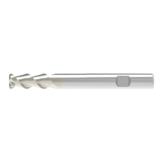 Corner Radius End Mill: 3.00 mm Dia, 8.00 mm LOC, 0.30 mm Radius, 2 Flute, Solid Carbide