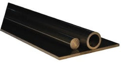 Plastic Rod: Polyamide-imide, 2' Long, 1/2" Dia, Gray