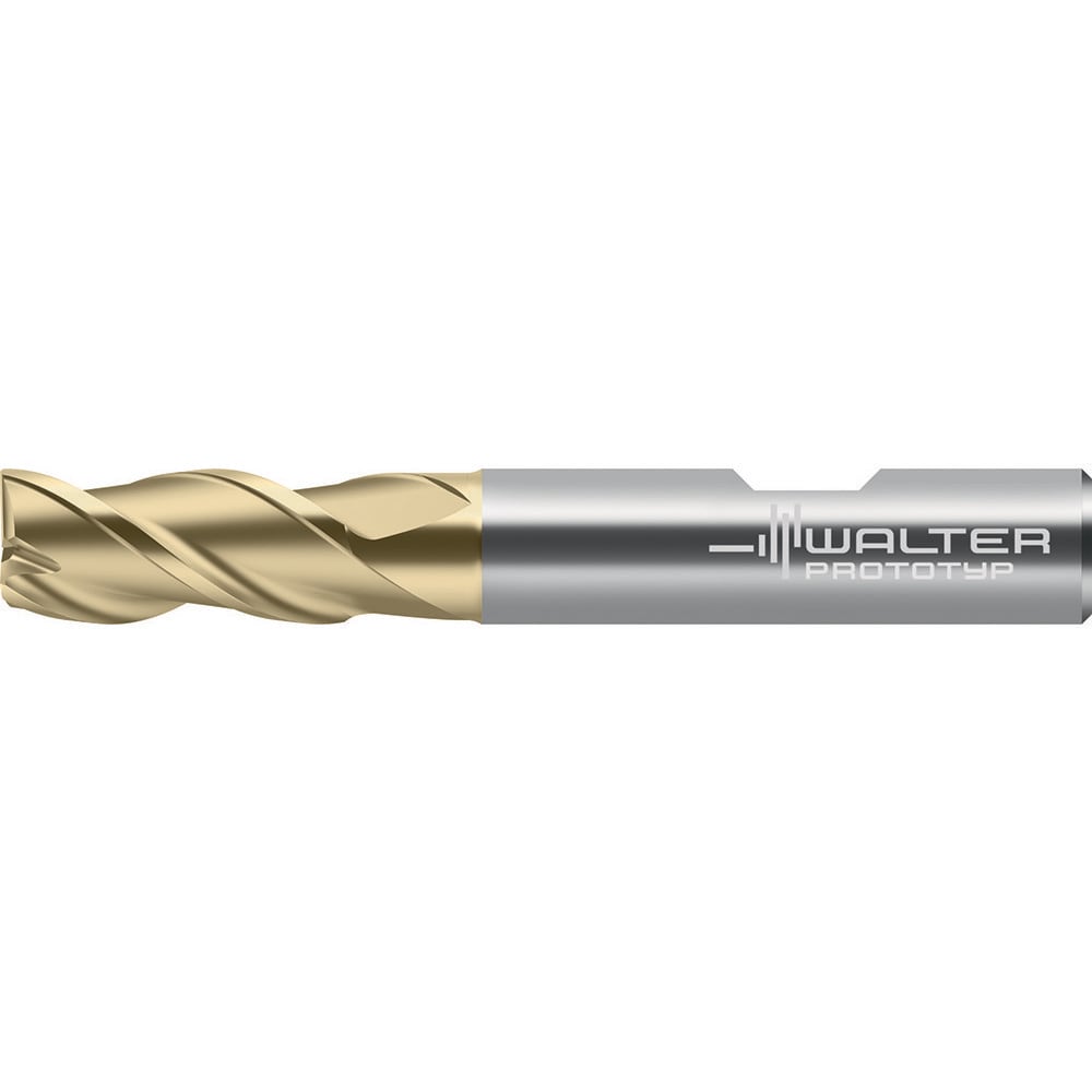 Square End Mill: 16.00 mm Dia, 42.0000 mm LOC, 3 Flute, Solid Carbide