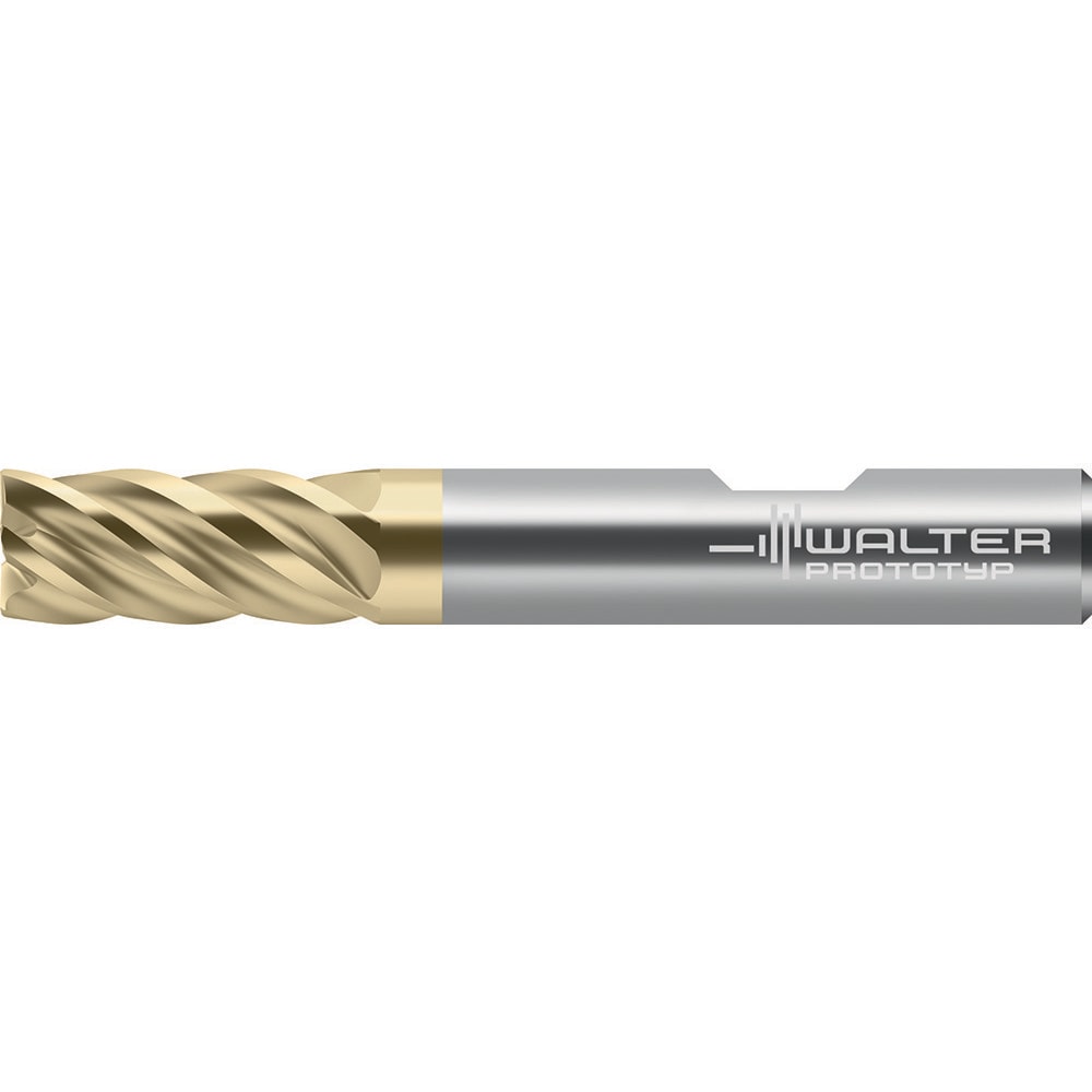 Square End Mill: 25.00 mm Dia, 45.0000 mm LOC, 5 Flute, Solid Carbide