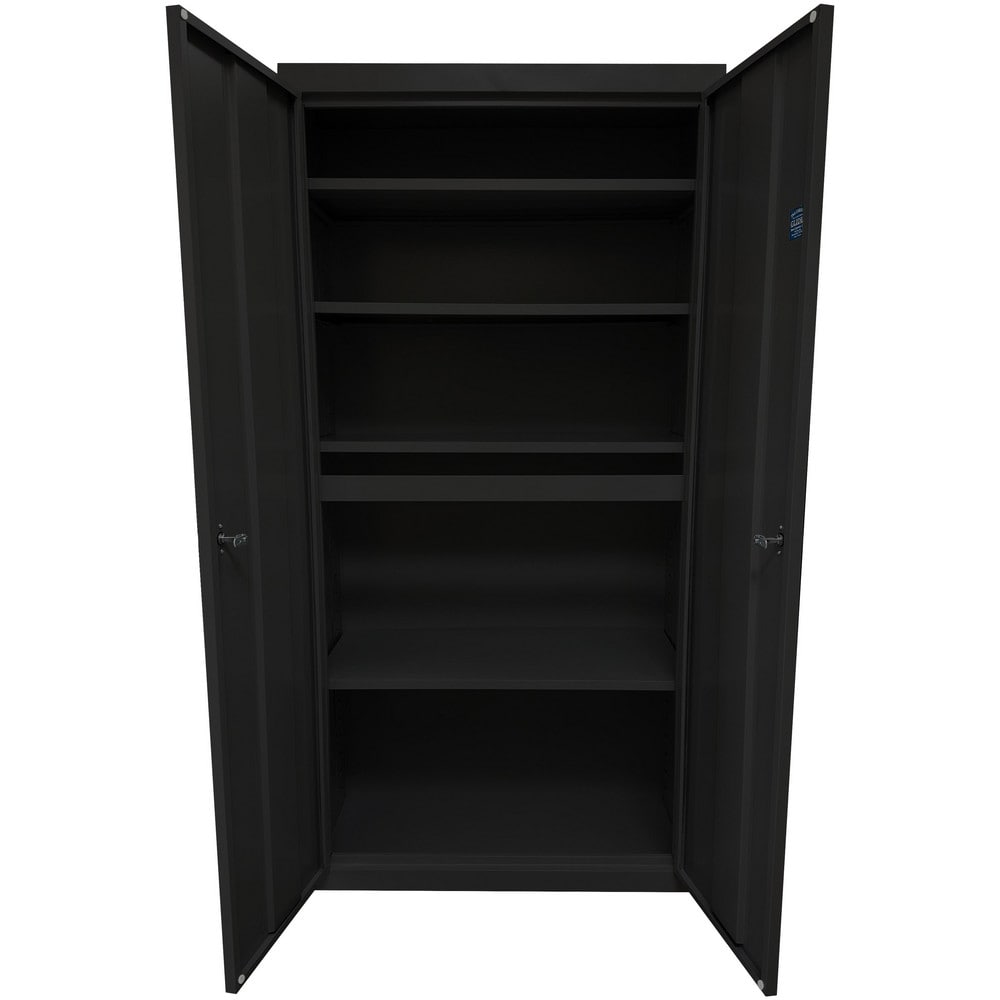 Steel Steel Storage Cabinet Cabinet: 24" Wide, 18" Deep, 72" High