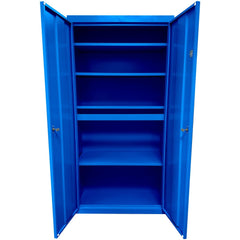 Steel Steel Storage Cabinet Cabinet: 36" Wide, 18" Deep, 72" High