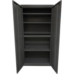 Steel Steel Storage Cabinet Cabinet: 36" Wide, 18" Deep, 72" High