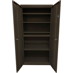 Steel Steel Storage Cabinet Cabinet: 36" Wide, 24" Deep, 78" High