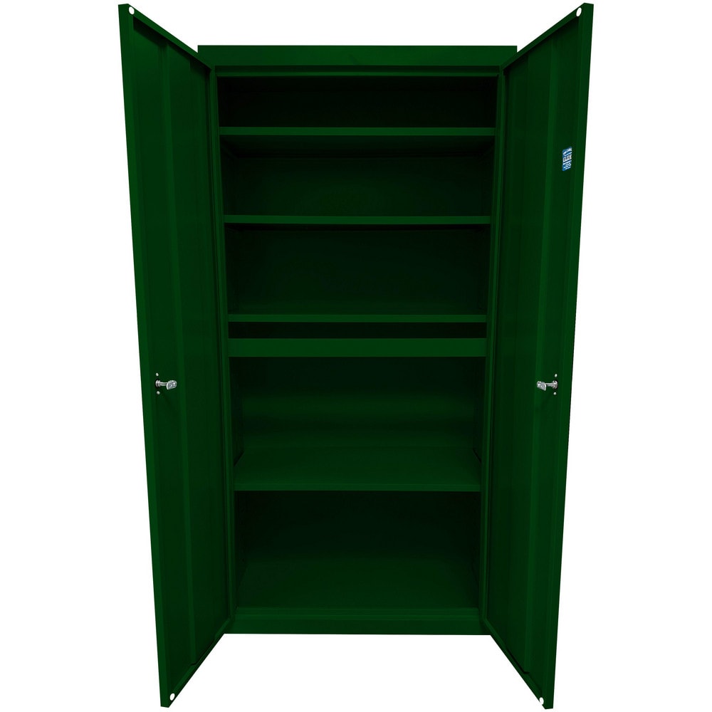 Steel Steel Storage Cabinet Cabinet: 24" Wide, 18" Deep, 72" High