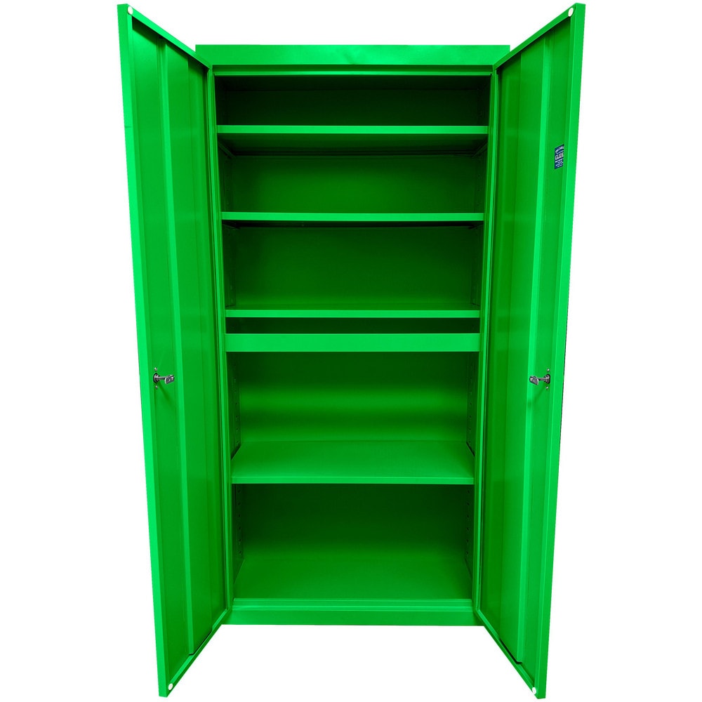 Steel Steel Storage Cabinet Cabinet: 36" Wide, 24" Deep, 72" High