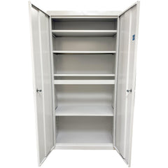 Steel Steel Storage Cabinet Cabinet: 24" Wide, 18" Deep, 72" High