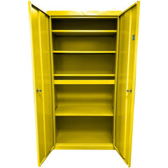 Steel Steel Storage Cabinet Cabinet: 24" Wide, 18" Deep, 72" High