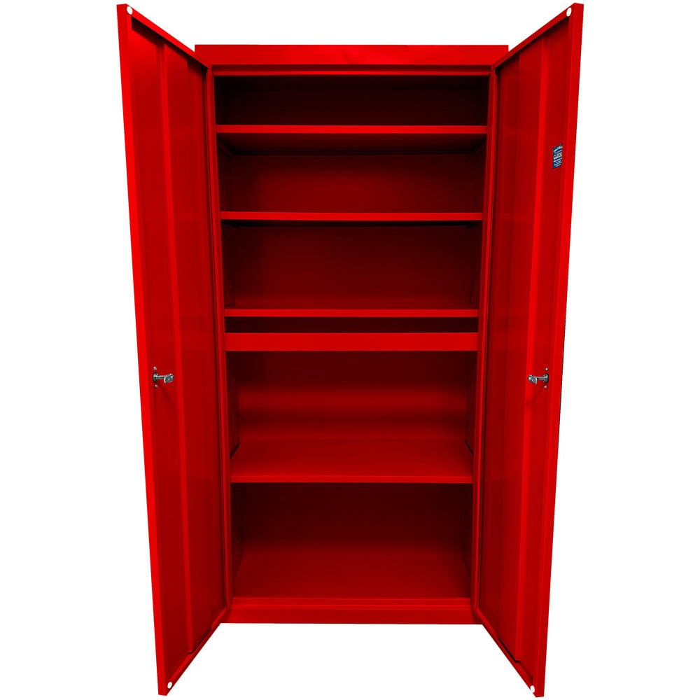 Steel Steel Storage Cabinet Cabinet: 36" Wide, 24" Deep, 72" High