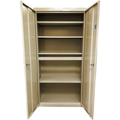 Steel Steel Storage Cabinet Cabinet: 36" Wide, 18" Deep, 72" High