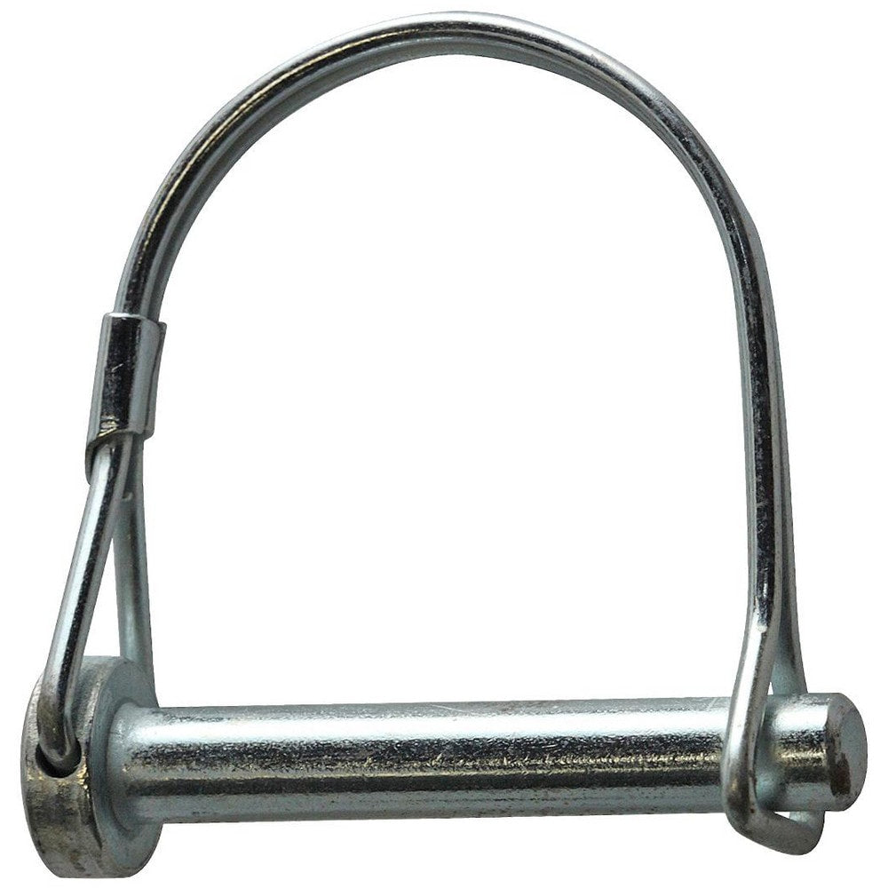 Snap & Locking Pins; Pin Diameter: .313; Overall Length: 2.00; Retainer Shape: Round; Retainer Style: Double Wire; Retainer Material: Carbon Steel; Pin Material: Carbon Steel; Pin Material Grade: Low Carbon Steel; Pin Finish: Zinc Plated