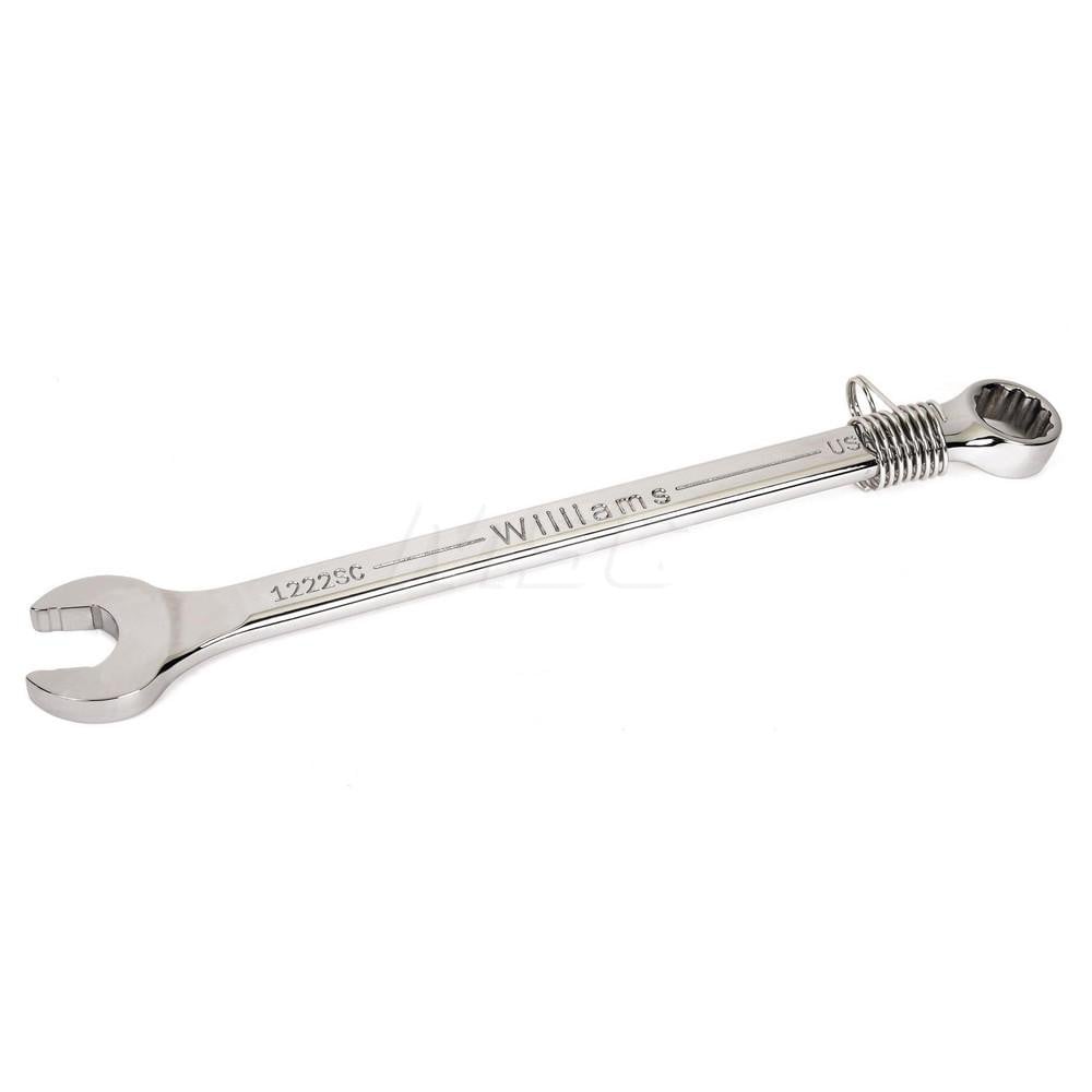 Combination Wrench: 7/16" Head Size, 15 deg Offset