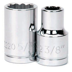 Standard  Hand Socket: 1/2" Drive, 1-3/16" Socket, 6-Point