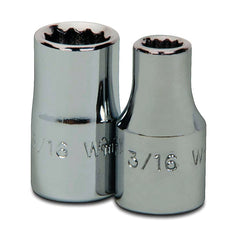 Standard  Hand Socket: 1/4" Drive, 9/32" Socket, 12-Point