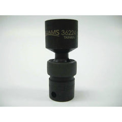 Impact Socket: 3/8" Drive, 1/2" Socket, Hex Drive