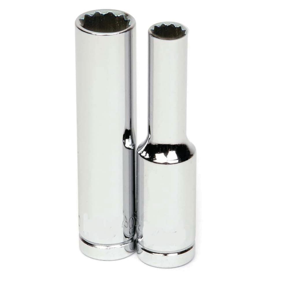 Deep Socket  Hand Socket: 1/4" Drive, 6.00 mm Socket, 12-Point