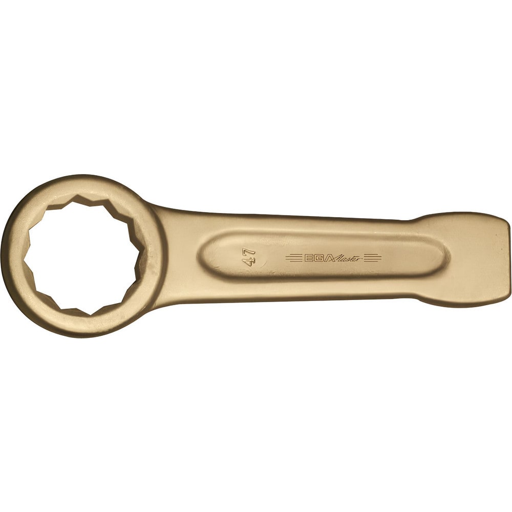 Slogging Box End Wrench: 4-1/2", 12 Point, Single End