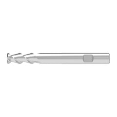 Corner Radius End Mill: 8.00 mm Dia, 21.00 mm LOC, 0.50 mm Radius, 2 Flute, Solid Carbide