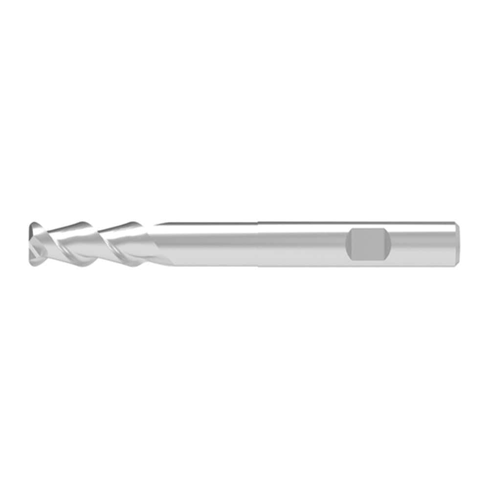 Corner Radius End Mill: 6.00 mm Dia, 16.00 mm LOC, 0.50 mm Radius, 2 Flute, Solid Carbide