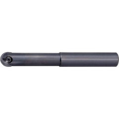 Indexable Ball Nose End Mill: 16 mm Cut Dia, High Speed Steel, 32 mm OAL