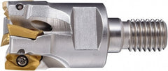 Indexable Square-Shoulder End Mill: PSE15R125ASF16-3, 1-1/4" Cut Dia, 1.575" Max Depth of Cut, M16 Modular Connection Shank