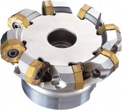 162.59mm Cut Diam, 1-1/2" Arbor Hole Diam, 2.48" Max Depth, Indexable Square-Shoulder Face Mill