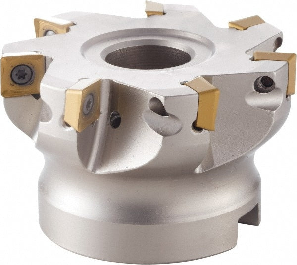 63mm Cut Diam, 22mm Arbor Hole Diam, 40mm Max Depth, Indexable Square-Shoulder Face Mill