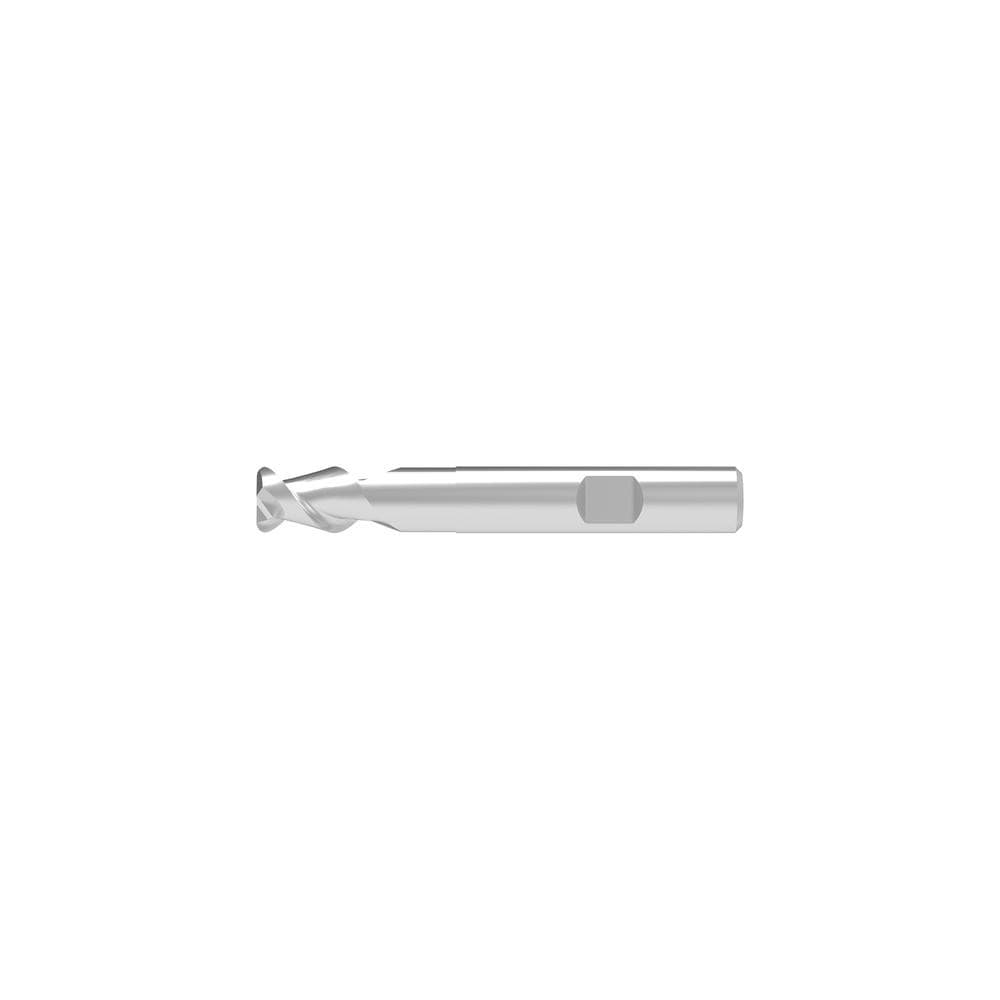 Corner Radius End Mill: 3.00 mm Dia, 5.00 mm LOC, 0.50 mm Radius, 2 Flute, Solid Carbide