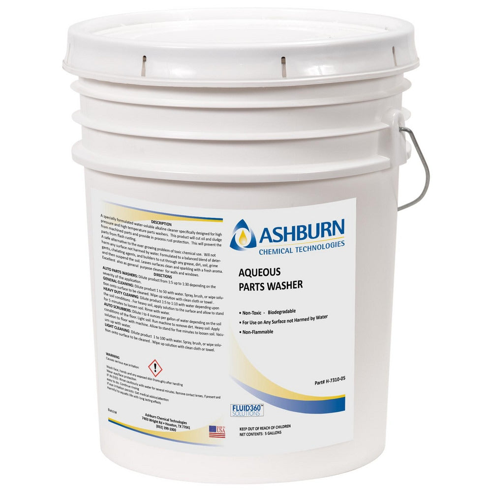 AQUEOUS PARTS WASHER Water-Based Parts Washer Fluid 5 Gallon Pail