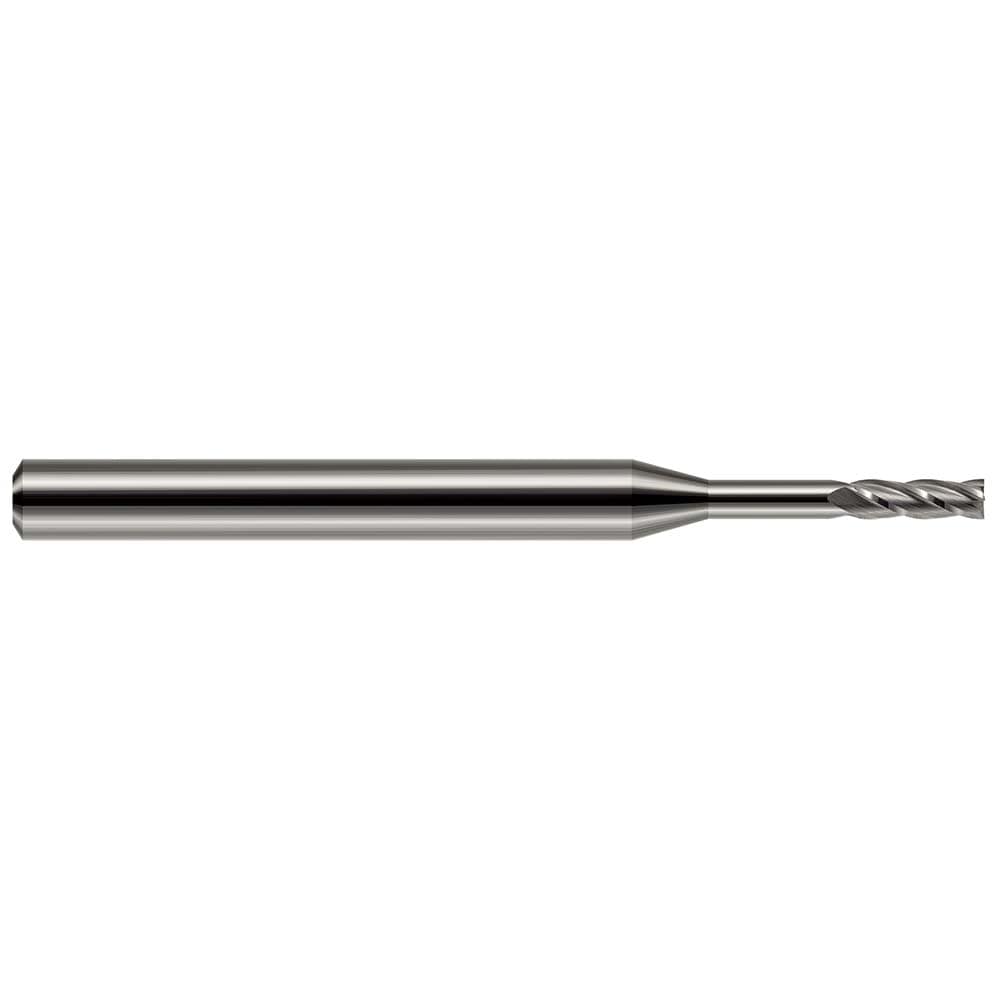 Square End Mill: 0.1406" Dia, 0.4250" LOC, 4 Flute, Solid Carbide