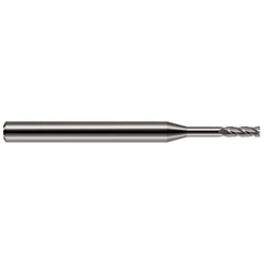 Square End Mill: 0.0150" Dia, 0.0450" LOC, 4 Flute, Solid Carbide