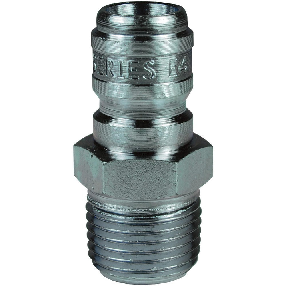 Hydraulic Hose Fittings & Couplings; Type: E-Series Straight Through Male Threaded Plug; Fitting Type: Male Plug; Hose Inside Diameter (Decimal Inch): 0.2500; Hose Size: 1/4