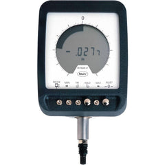 LCD Electronic Drop Indicator: 0.1000" Max, 0.3500% Accuracy, Lug Back