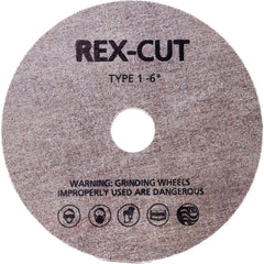 Deburring Wheel: 6" Dia, 3/4" Face Width, 3/4" Hole, Aluminum Oxide