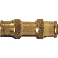 Pneumatic Hose Fittings & Couplings; Fitting Type: Union; Type: Fitting; Interchange Type: Universal; Thread Type: Non-Threaded; Material: Brass; Thread Standard: Non-Threaded